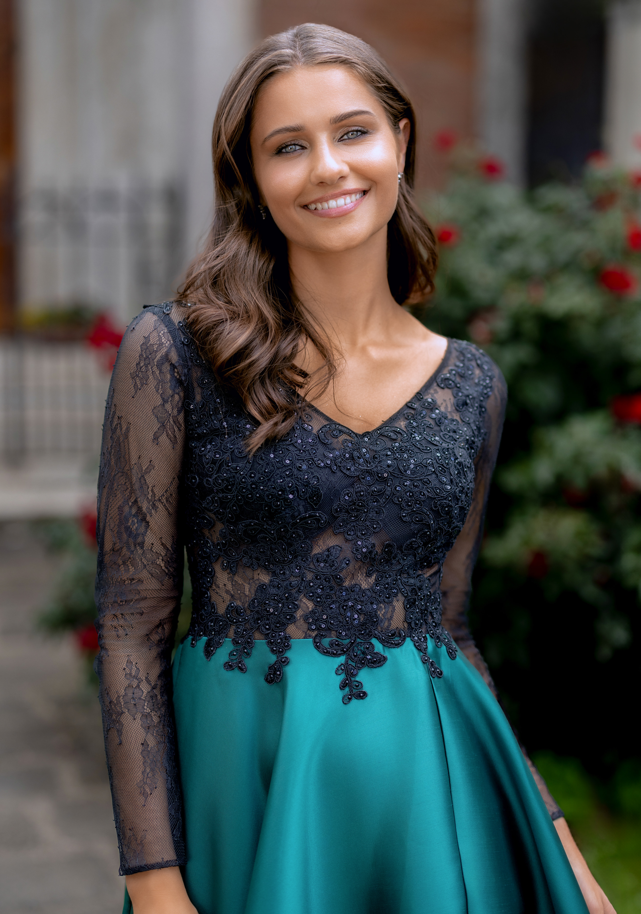 1008 Posy Green  Black 2